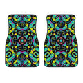 Ornament Psychedelic Trippy Print Front Car Floor Mats