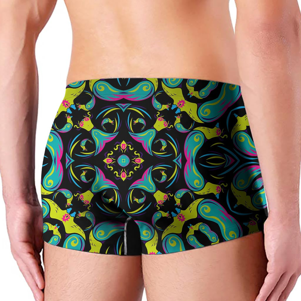 Ornament Psychedelic Trippy Print Men's Boxer Briefs