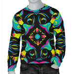 Ornament Psychedelic Trippy Print Men's Crewneck Sweatshirt GearFrost