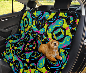 Ornament Psychedelic Trippy Print Pet Car Back Seat Cover