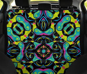 Ornament Psychedelic Trippy Print Pet Car Back Seat Cover