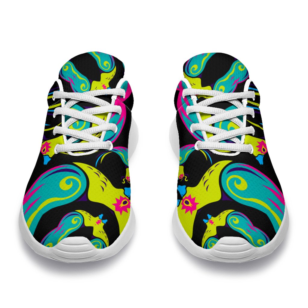 Ornament Psychedelic Trippy Print Sport Shoes GearFrost