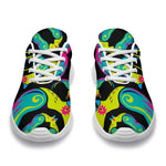 Ornament Psychedelic Trippy Print Sport Shoes GearFrost