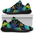 Ornament Psychedelic Trippy Print Walking Shoes