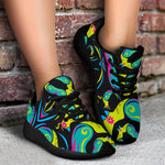 Ornament Psychedelic Trippy Print Sport Shoes GearFrost