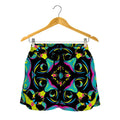 Ornament Psychedelic Trippy Print Women's Shorts