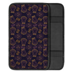 Ornament Tiki Mask Pattern Print Car Center Console Cover