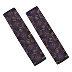 Ornament Tiki Mask Pattern Print Car Seat Belt Covers