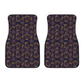 Ornament Tiki Mask Pattern Print Front Car Floor Mats