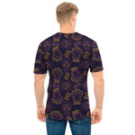 Ornament Tiki Mask Pattern Print Men's T-Shirt