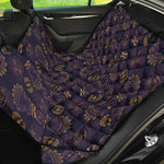 Ornament Tiki Mask Pattern Print Pet Car Back Seat Cover