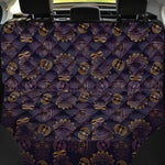 Ornament Tiki Mask Pattern Print Pet Car Back Seat Cover