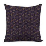 Ornament Tiki Mask Pattern Print Pillow Cover