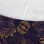 Ornament Tiki Mask Pattern Print Sofa Cover