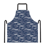 Ornamental Fish Pattern Print Apron