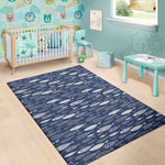 Ornamental Fish Pattern Print Area Rug