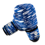 Ornamental Fish Pattern Print Boxing Gloves