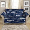 Ornamental Fish Pattern Print Loveseat Protector