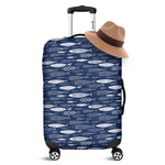 Ornamental Fish Pattern Print Luggage Cover