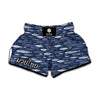 Ornamental Fish Pattern Print Muay Thai Boxing Shorts