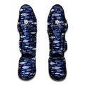 Ornamental Fish Pattern Print Muay Thai Shin Guards
