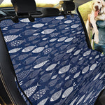 Ornamental Fish Pattern Print Pet Car Back Seat Cover