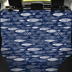 Ornamental Fish Pattern Print Pet Car Back Seat Cover