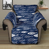 Ornamental Fish Pattern Print Recliner Protector