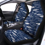 Ornamental Fish Pattern Print Universal Fit Car Seat Covers