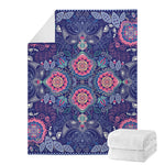 Ornamental Paisley Mandala Print Blanket
