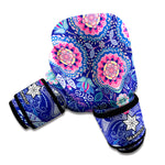 Ornamental Paisley Mandala Print Boxing Gloves