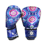 Ornamental Paisley Mandala Print Boxing Gloves