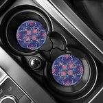 Ornamental Paisley Mandala Print Car Coasters