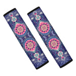 Ornamental Paisley Mandala Print Car Seat Belt Covers