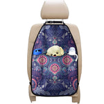 Ornamental Paisley Mandala Print Car Seat Organizers