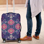 Ornamental Paisley Mandala Print Luggage Cover GearFrost