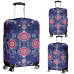 Ornamental Paisley Mandala Print Luggage Cover GearFrost