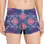 Ornamental Paisley Mandala Print Men's Boxer Briefs