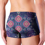 Ornamental Paisley Mandala Print Men's Boxer Briefs