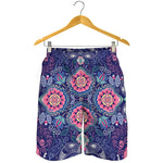 Ornamental Paisley Mandala Print Men's Shorts