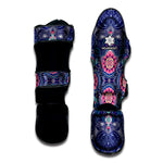 Ornamental Paisley Mandala Print Muay Thai Shin Guard