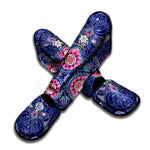 Ornamental Paisley Mandala Print Muay Thai Shin Guard