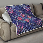 Ornamental Paisley Mandala Print Quilt