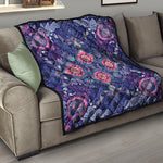 Ornamental Paisley Mandala Print Quilt