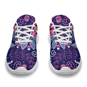 Ornamental Paisley Mandala Print Sport Shoes GearFrost