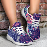 Ornamental Paisley Mandala Print Sport Shoes GearFrost