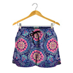 Ornamental Paisley Mandala Print Women's Shorts