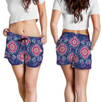 Ornamental Paisley Mandala Print Women's Shorts