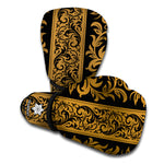 Ornamental Western Damask Print Boxing Gloves