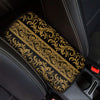 Ornamental Western Damask Print Car Center Console Cover